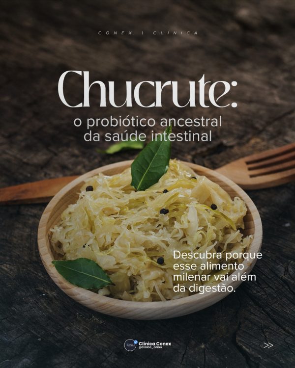 Chucrute- o probiótico ancestral da saúde intestinalNa visão da nutrição funcional, a saúde come